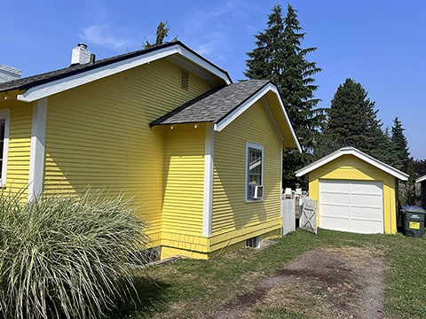 Cornwall neighborhood repaint — alternate angle showing siding and trim details.