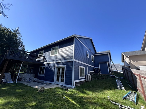 Detail view — Whatcom Falls repaint with tight trim lines.